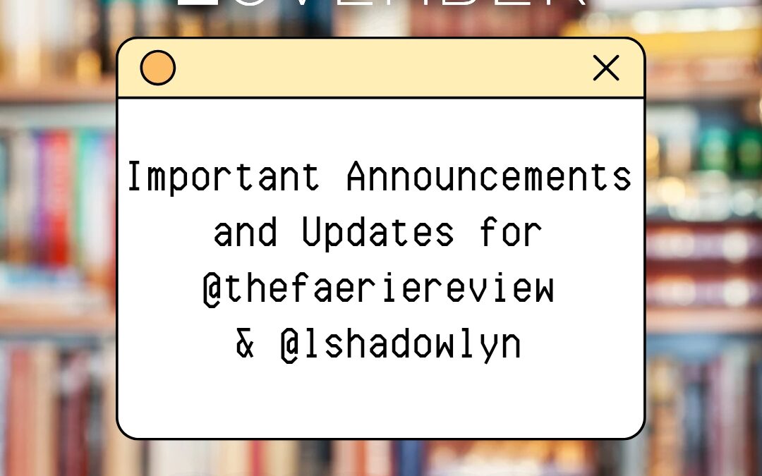 IMPORTANT UPDATES: Nov & Dec 2024