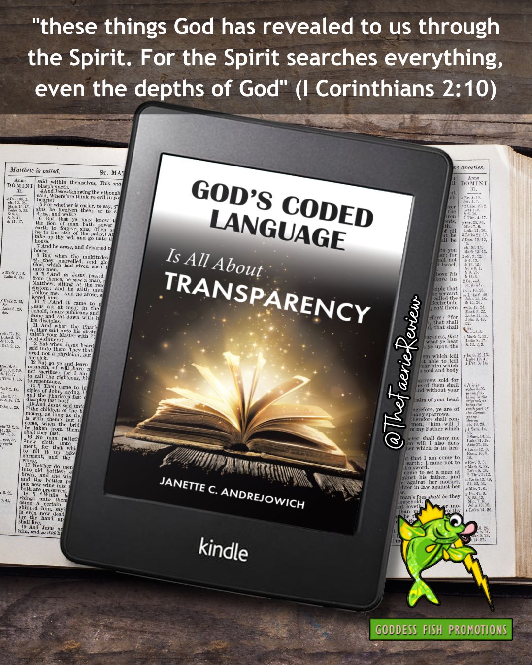 God’s Coded Language Is All About Transparency Book Blast – The Faerie ...